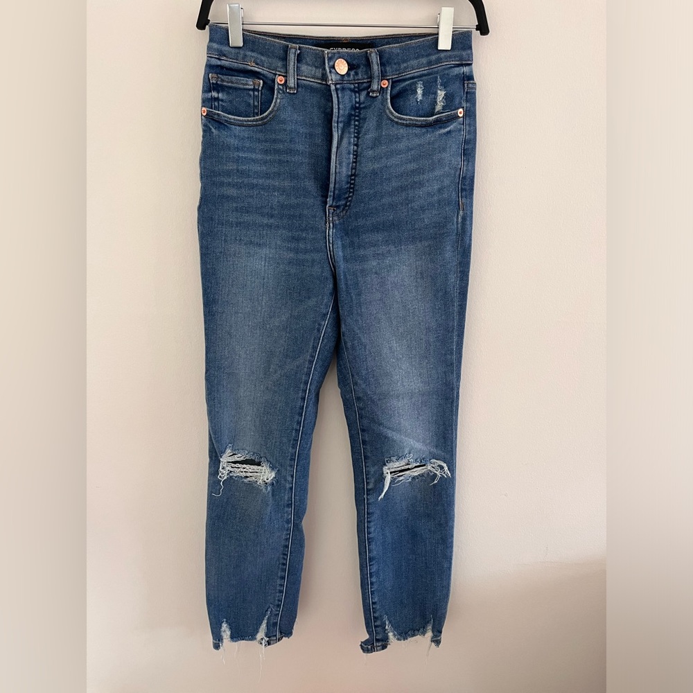 Express Slim Ankle Super High Rise